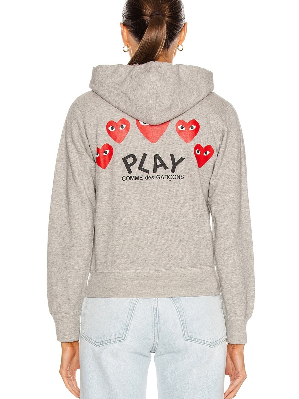 Comme des Garcons Play Full Zip Hoodie - S